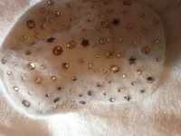 Gorra  Blanca  Tachas